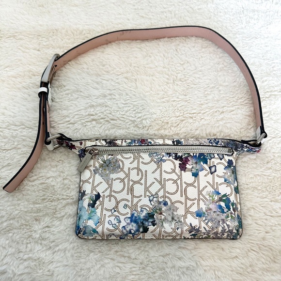 Calvin Klein Genuine Leather Belt Purse - Picture 1 of 8